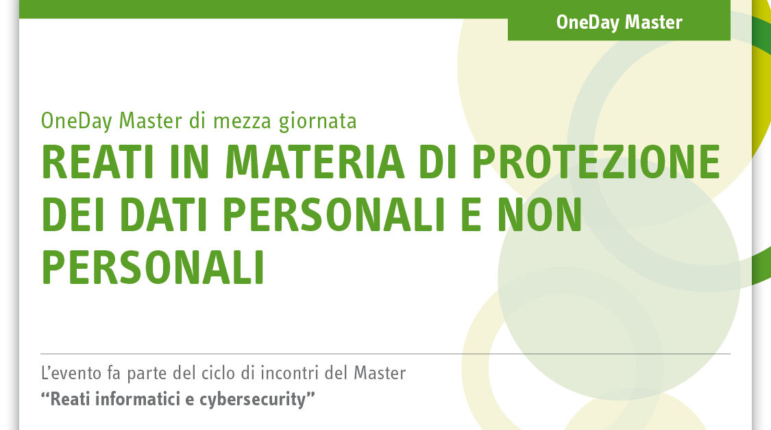 Immagine Reati in materia di protezione dei dati personali e non personali | Euroconference